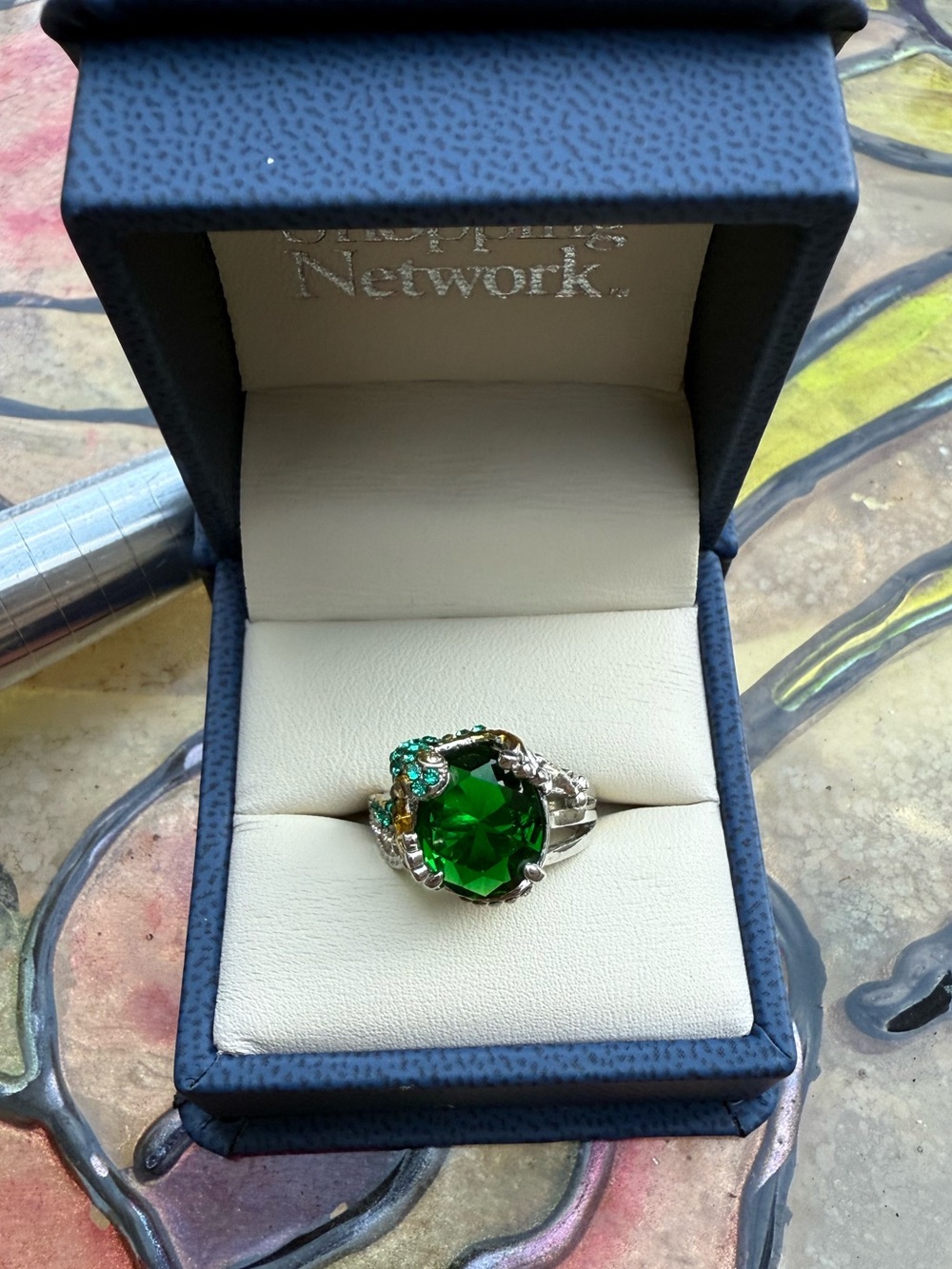 Beautiful lizard ring size 6